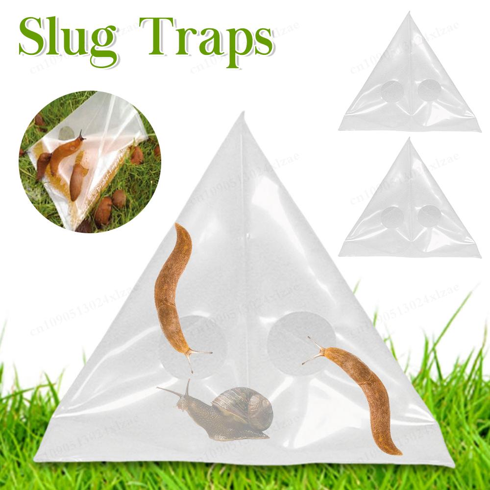 20pcs Garden Snails Slugs Traps Snail Controllers Snail Cages Insect Traps Garden Disposable Snail Trap Catcher Bags
