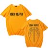Womens Oversized Loose Fit Cotton T-Shirt With Graphic Print Round Neck Short Sleeve Casual Top