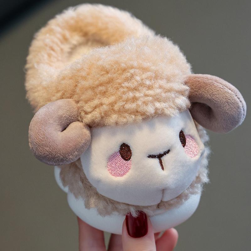 Children's Cotton Slippers, Indoor Anti-slip Woolen Bags, Cotton Shoes