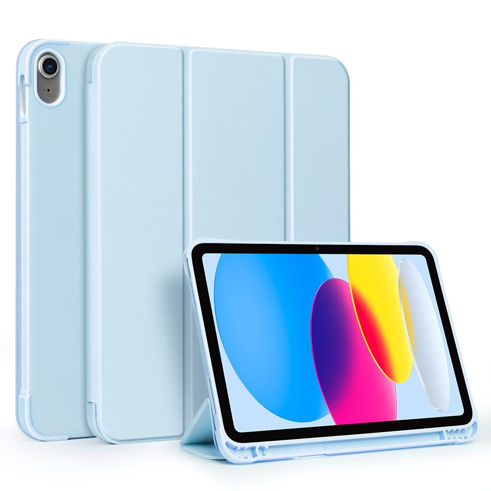 

For iPad Mini 6 7 iPad Pro 11 M4 iPad Air 11 M2/M3 10th A16 for Air 5/6/7/8 10.2 9.7 10.9 Shockpro Case with Side Pencil Holder iPad mini 6 7 небо синє кольору