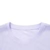 Li Ning T Shirts Women's Light Lilac Crew Neck Moderate Straight Fit YTSV110-3