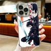 Anime Sword Art Online SAO Plating Phone Case For Iphone 16 17 Pro Max Air 16E 14 15 Plus 12 13 Mini Anti-Fall Airabag Cover