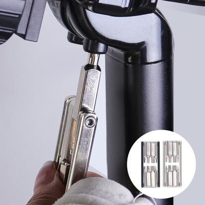 Multifunctional Wrench 8 In 1 Pocket Size Foldable Easy Storage High Strength Mini Bike Multitool Repair Kit Road And Mountain Bikes