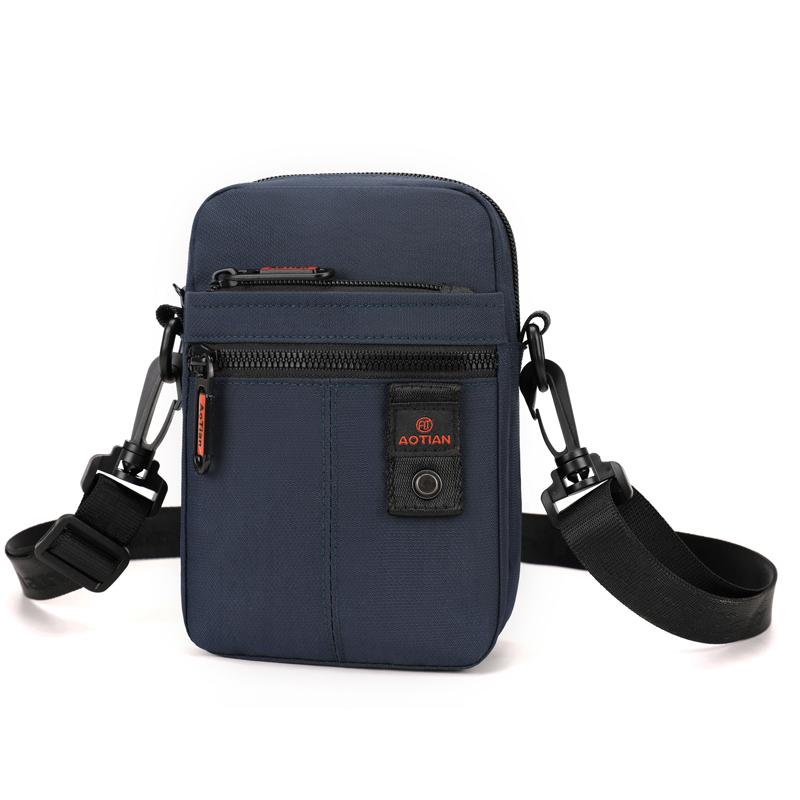 Multi Function Men's Mini Shoulder Bag Nylon Man Small Fanny Phone Bag Fashion Casual Men Belt Bag Bolsos Handbag