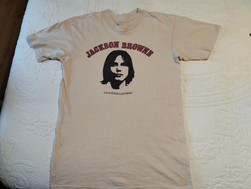 Винтажная хлопковая футболка Jackson Browne Sand Все размеры Подарок фанату AD291 Унисекс футболка XXXL