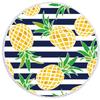 Telo Mare Rotondo Coperta Oversize Foglia di Palma Stile Tropicale Stampa Fenicottero Microfibra Grande Asciugamano Rotondo Picnic Asciugamano Assorbente
