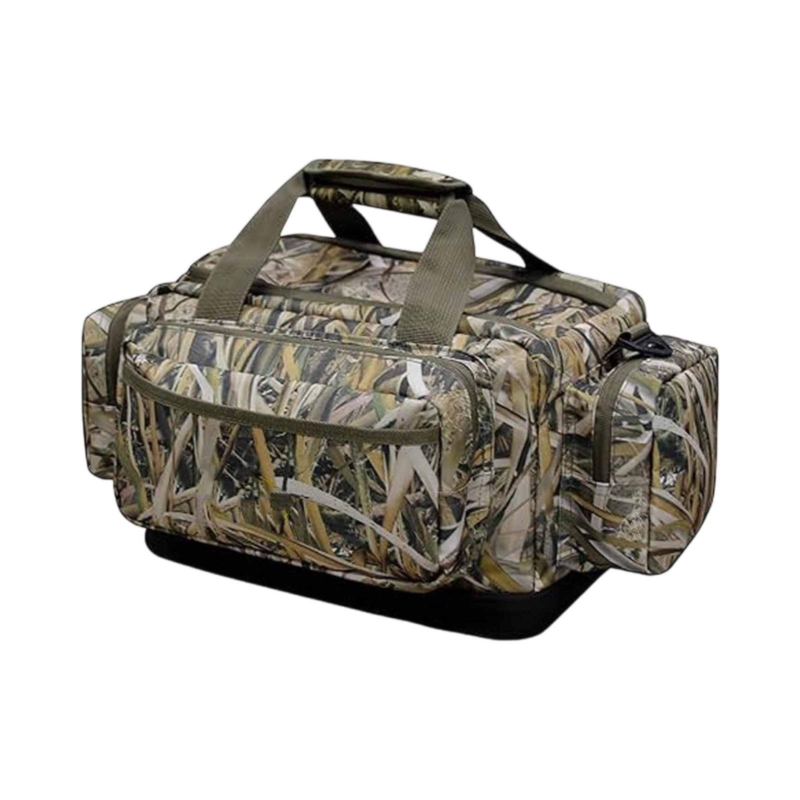 

Outdoor Blind Bag with Hard Bottom, Large-Capacity Single Shoulder Picnic Bag for Hunting, Fishing, and Gear Storage One Size
