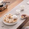 Nanshan Ceramic Kung Fu Tea Set - 9 Piece