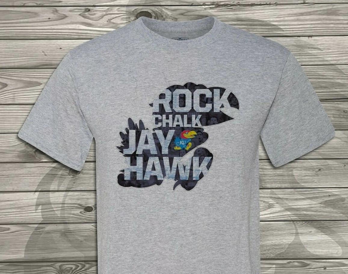 KU - Jayhawks - Rock Chalk Silhouette - Hearts M