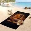 Hull City Personalisiertes Bedrucktes Strandtuch Fußballlogo Unterstützung Benutzerdefinierter Name Text Absorptionsfähiges Handtuch für Sport Reisen Besonderes Geschenk