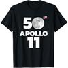 Camiseta de presente de 50º aniversário da aterrissagem na Lua da Apollo 11