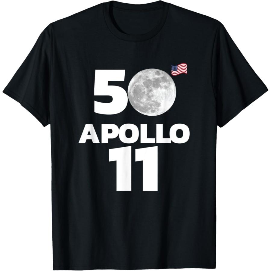 

50 Apollo 11 Anniversary Moon Landing gift t-shirt XXXXXL чорний