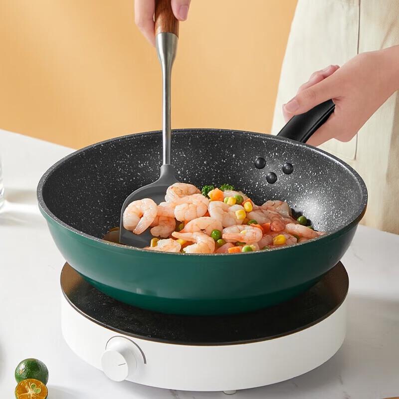 Chuidahuang 32cm Maifan Stone Non-stick Wok