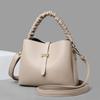 Chic Bucket Bag For Women 2023 Trendy Soft Pu Leather Shoulder Crossbody Style