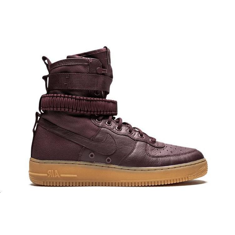 New Nike Sf Air Force 1 High Deep Burgundy 864024-600