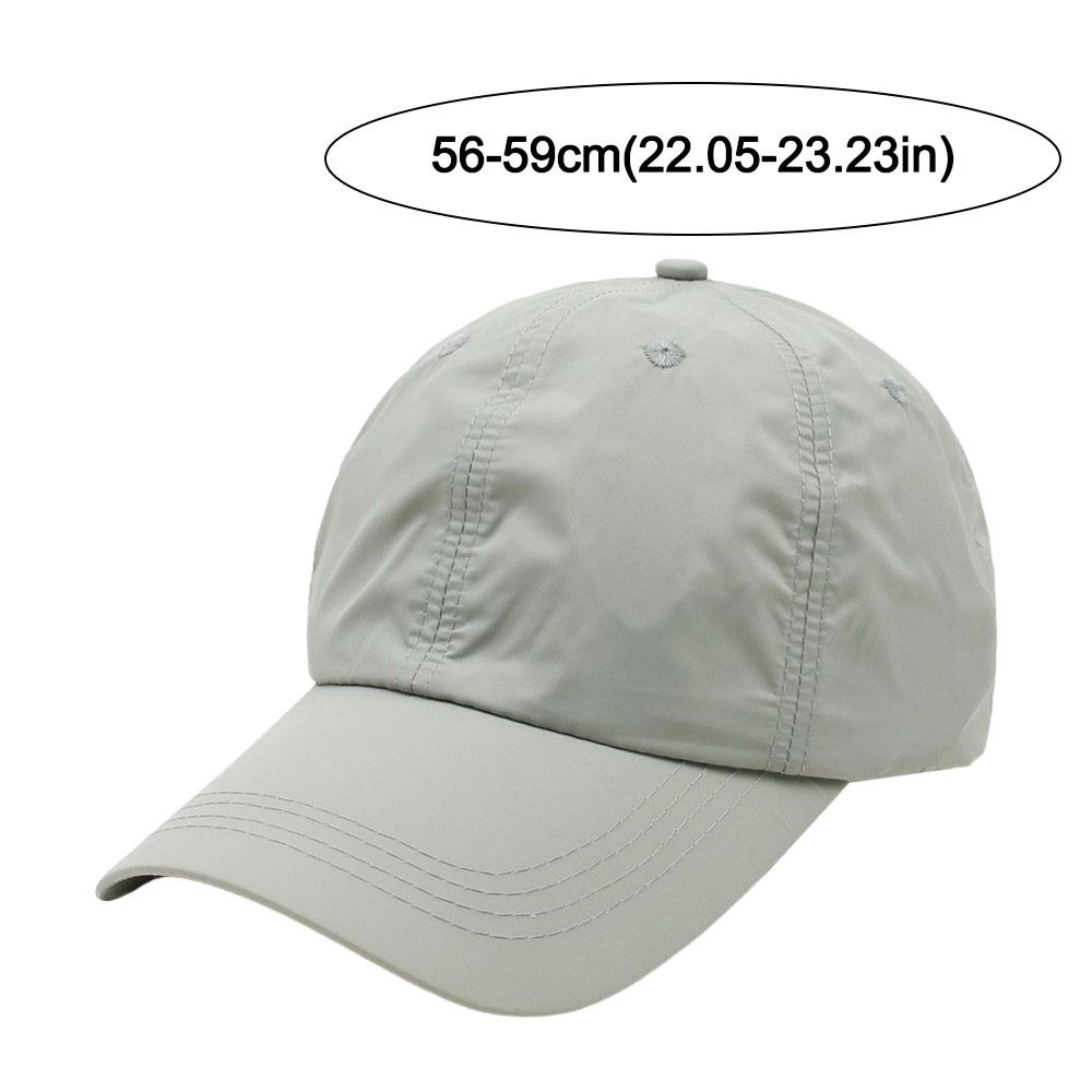 Fashion Accessory Big Baseball Cap Quick Drying Breathable Sunscreen Hat Adjustable Visor Cap Summer
