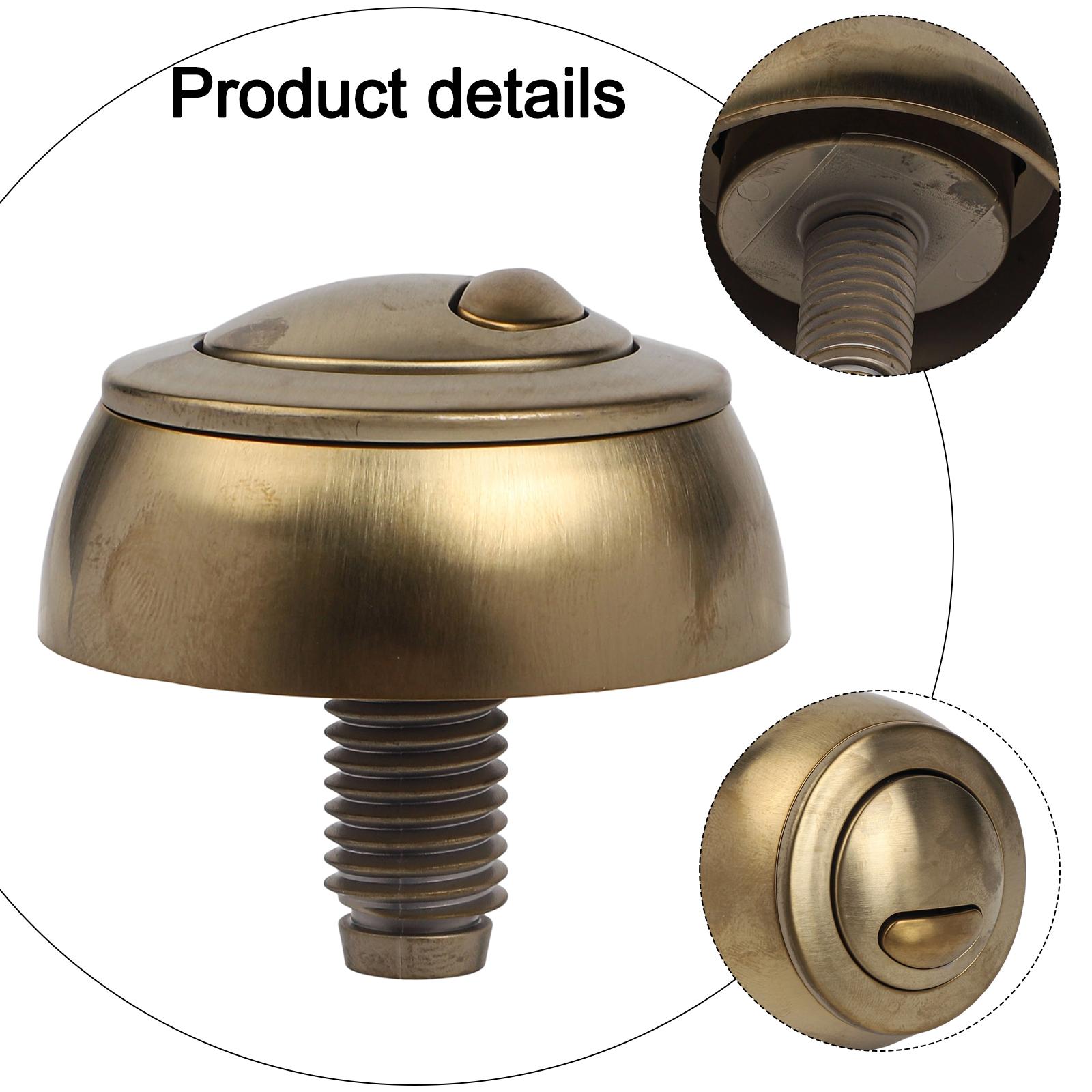 

Toilet Dual Flush Button Compatible with For SiampOptima 49 Valve for Standard Cistern Hole Sizes 16 to 50mm ABS Construction China Mainland