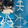 DIFEIUKI Toy Skeleton Set of 4 Plush Toy Bones, Movable Posable Standing and Sitting Positions, Handmade Custom Toy Skeletons, Stuffing Activity,