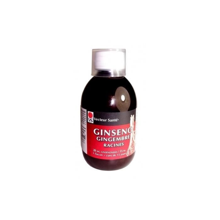 Ginseng Gingembre Racines 20 mg Gisénocides - 15 mL