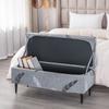 Printed Storage Ottoman Cover Stretch Rectangular Foldable Footstool Covers Long Piano Bench Stool Cover Sofa Footrest Slipcover
