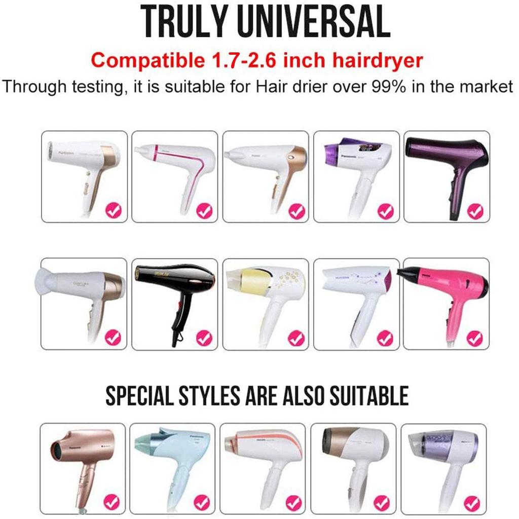Hair Dryer Diffuser Universal Adjustable Professional Salon Tool for Curly Fits Most Blow Dryers Attachment, Hair, (4.3-6.5cm Diameter)