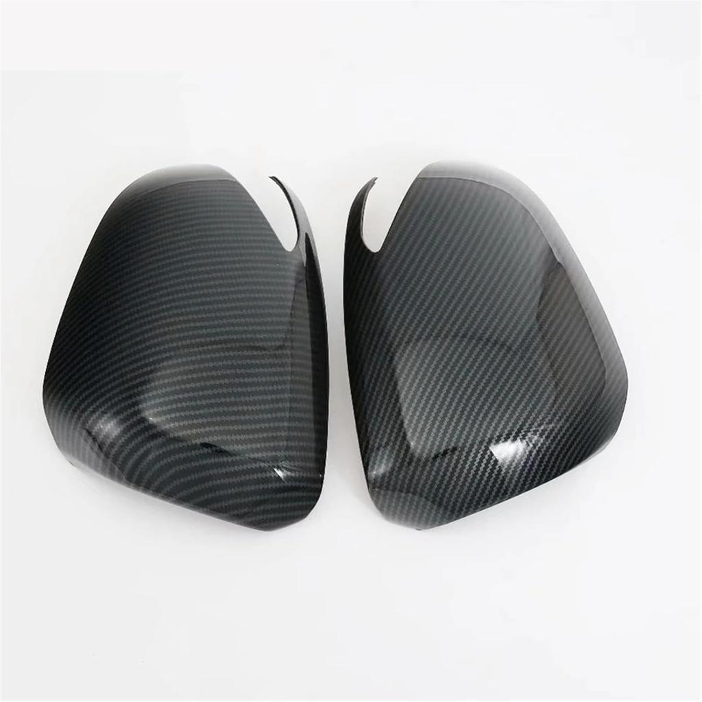 Side Door Rearview Mirror Cover Compatible with Hyundai Santa Fe 2019 2020 2021 Chrome Exterior Accessories Car Sticker (Color : ABS Carbon Fiber),