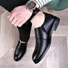 Fashion High Quality Casual Leather Shoes for Men Wedding Outdoor Business Casual Office Work Shoes Classic Breathable Walking Shoes