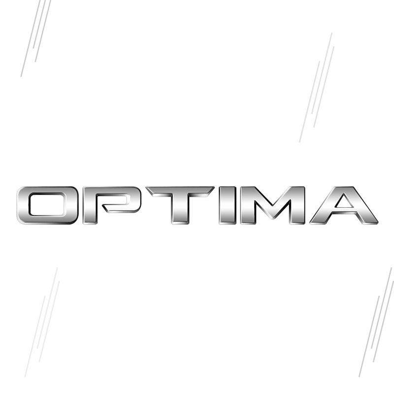 

Креативная 3D хромированная металлическая табличка с именем автомобиля, буква, логотип, эмблема, значок, боковая наклейка для автомобиля OPTIMA, аксессуары для стайлинга автомобилей