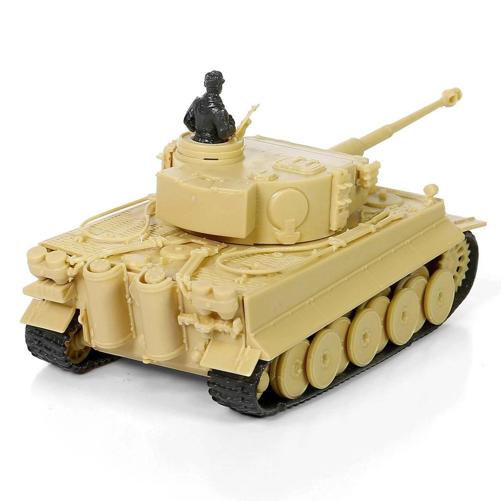 PLATZ Waltersons WW2 Německý Tiger I Raný Model 504. prapor těžkých tanků Jaro 1943 Tunisko Plastový Model WS55001R 1/72 (Nádrž)