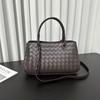 Small Niche Luxury Style New High-quality Vegetable Basket Tote Bag Single Shoulder Commuting Large Capacity Woven Bag Hand-held Diagonal Cross Bag