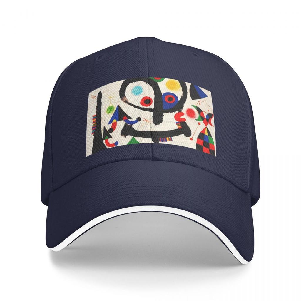MIRO Abstract Figures Pink 2 Baseball Caps Fashion Unisex Women Hats Outdoor Adjustable Casual Cap Baseball Hat Polychromatic