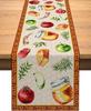 Rosh Hashanah Table Runner Jewish New Year Party Decoration Reusable Shana Tova Holiday Home Kitchen Dining Table Decor
