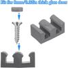 8 Pezzi Gancio Morbido in Silicone per Supporti da Parete per Bagno Installazione Facile Include Viti