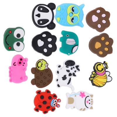 13Pcs Tennis Racket Cute Animal Shape Vibration Dampeners Tennis Silicone Shock Absorbers