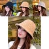 Fashionable Knitted Fishermans Hat With Hollow Out Design For Spring And Fall Fashion Accessory