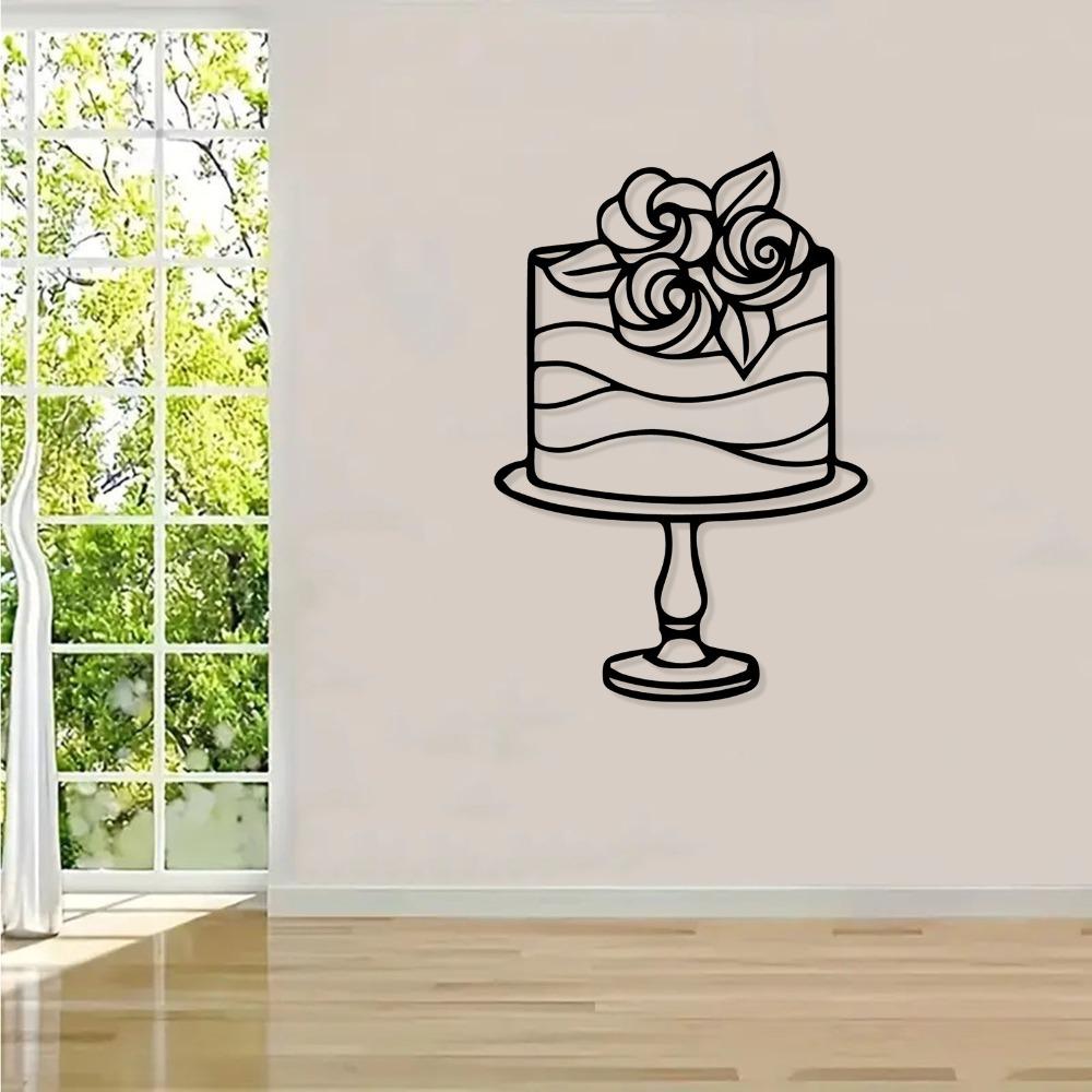 Metal Cake Wall Art Sculpture Bakery Decor Mother's Day Gift for Baker