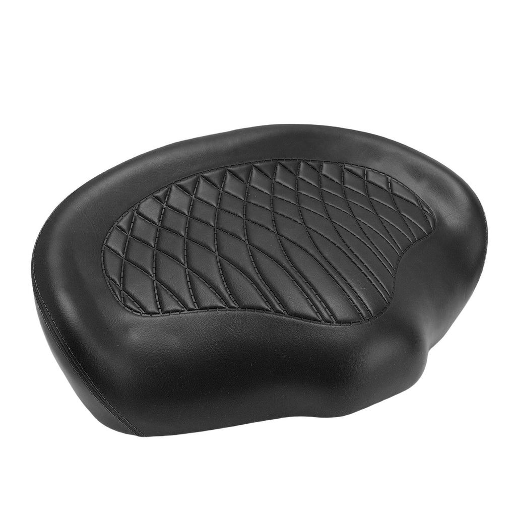 Bike Seat Cushion for Big Butt PU Leather Sponge Water Proof Wide Bike Saddle Seat for Electric Bikes Folding Bikes