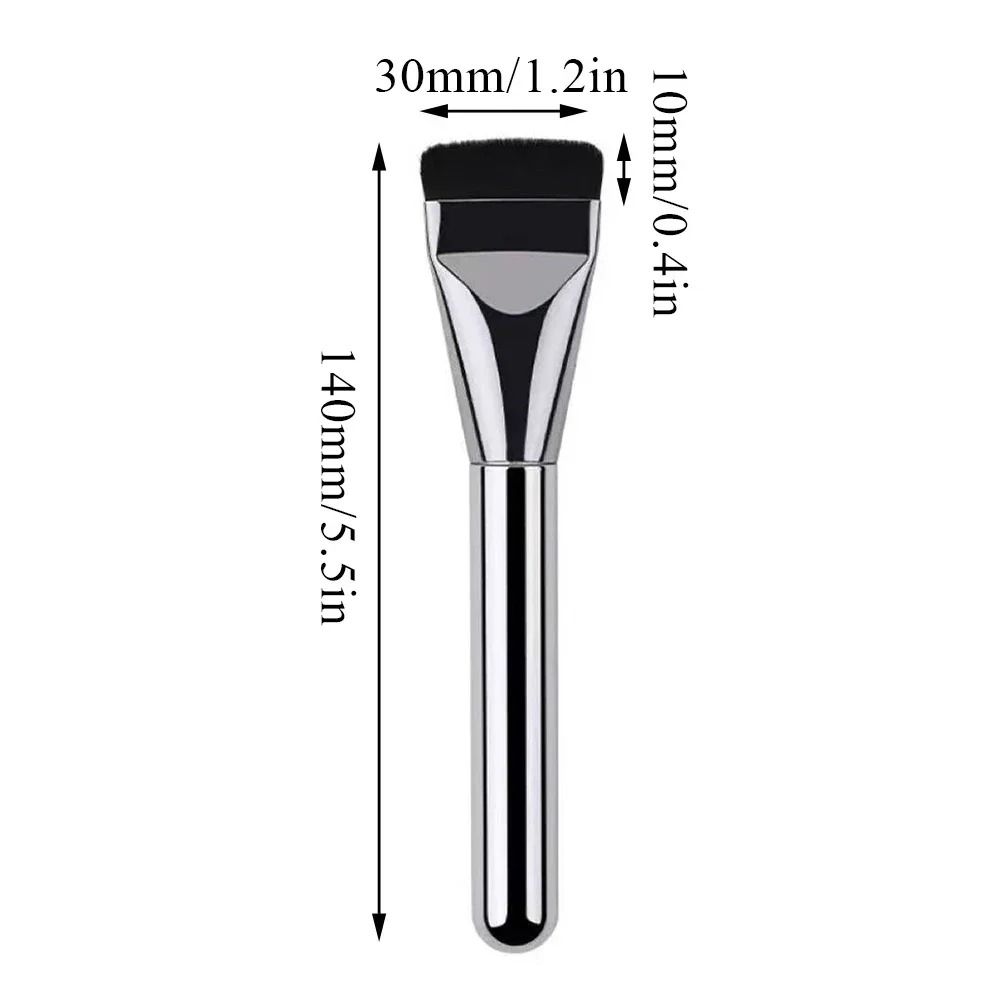 Korean Flat Head Ultra-thin Concealer Brush Korean Foundation Brush  Makeup Facial Mask