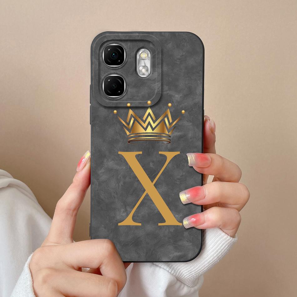 For Infinix Smart 9 Case Wave Texture Letters Back Cover For Infinix Smart9 X6532 Soft High Quality Silicone Couple Phone Cases