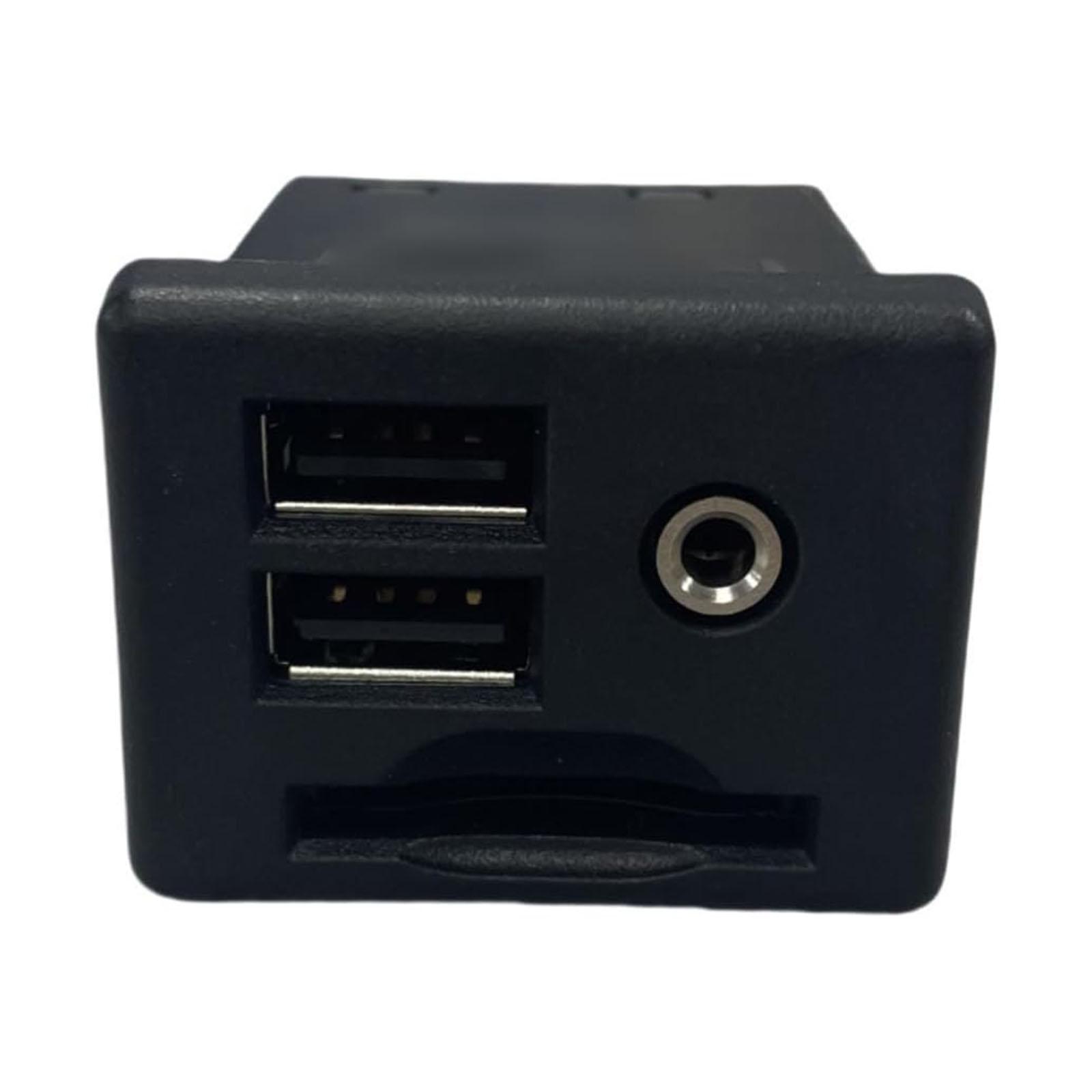 Double USB Port Jacks Card Interface Replacement Center Console Auxiliary Jacks Automotive Accessories 13581213 1