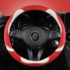 Housse de volant de voiture en cuir microfibre, accessoires automobiles pour Renault Scenic 1 2 3 4 Grand Scenic Megane
