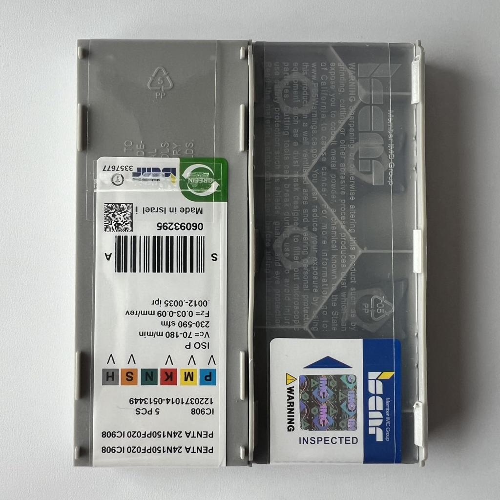 ISCAR / PENTA24N150PF020 IC908 / Industrial indexable carbide inserts 5 Pcs