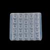3D Relief Silicone Nail Art Molds Cartoon Animal Rabbit Cat Dog Design Diy Nail Art Decorations Transparent Manicure Template