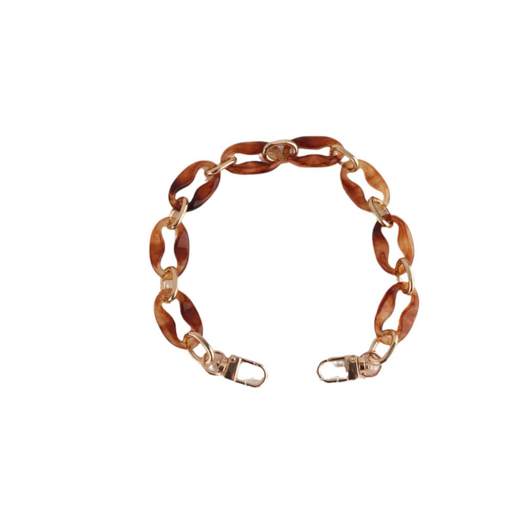 Versatile Retro Acrylic Resin Chain for Phone Case and Bag Accessories