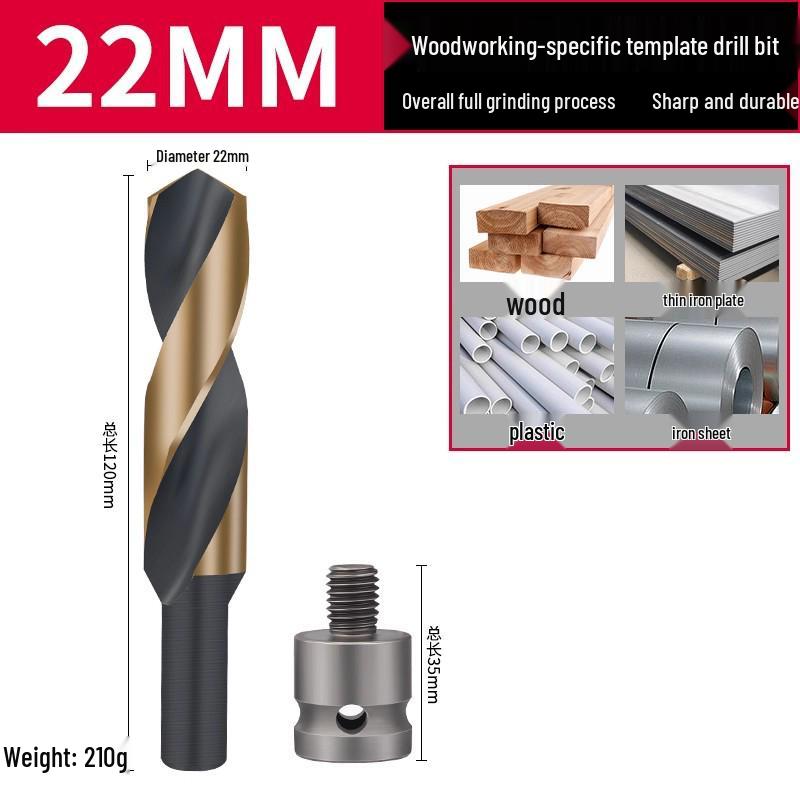 Electric Drill Bit Extension for Woodworking and Hole Saw