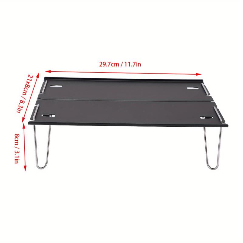 

Folding Camping Table, Portable Ultra Lightweight Aluminum Alloy Foldable Table, Multifunctional Compact Backpacking Table