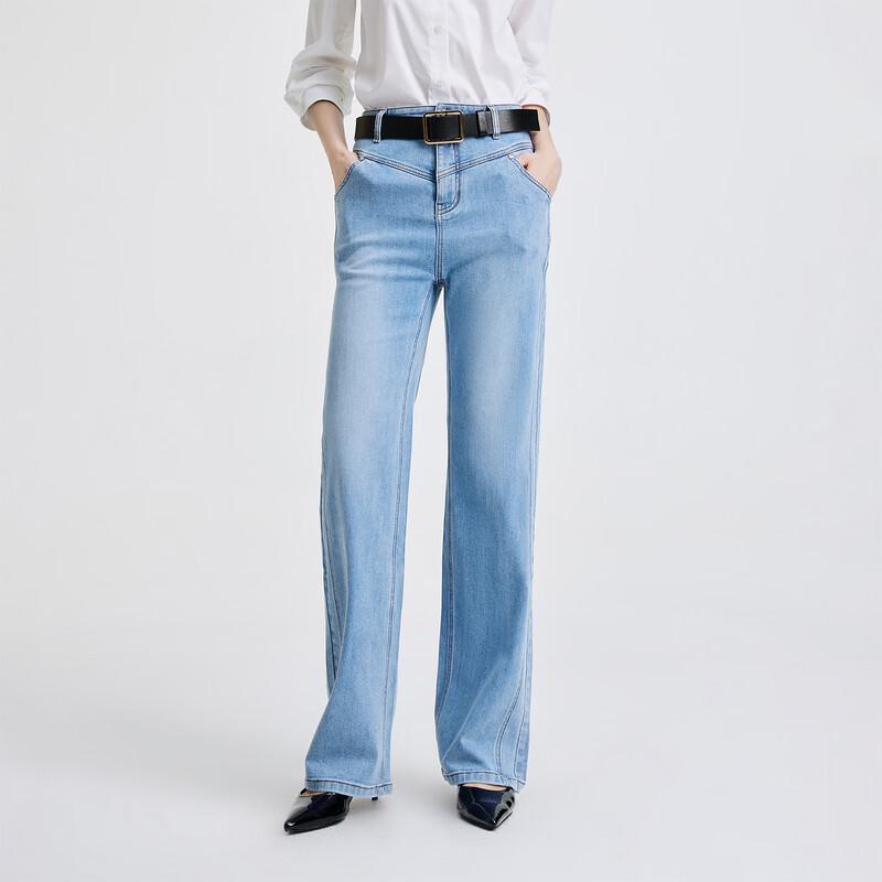 

GIOVANNI VALENTINO Women s High-Waist Straight Jeans S