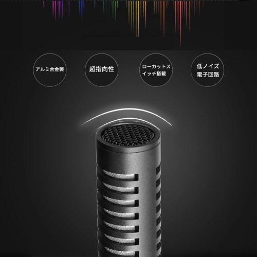 BOYA BY-BM6060 Shotgun Condenser Microphone, Super-Unidirectional, Aluminum Alloy Construction, 3-Pole XLR, 24-48V Phantom Power, Low-Cut Mode, Compat