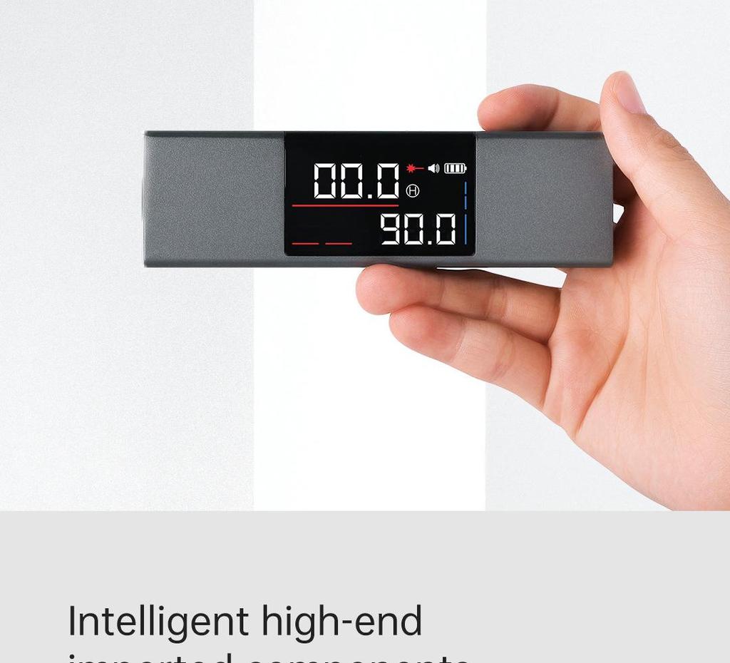 Duke LI1 Handheld Laser Line Projector - Precision LED Screen Angle Ruler for Renovation Engineers