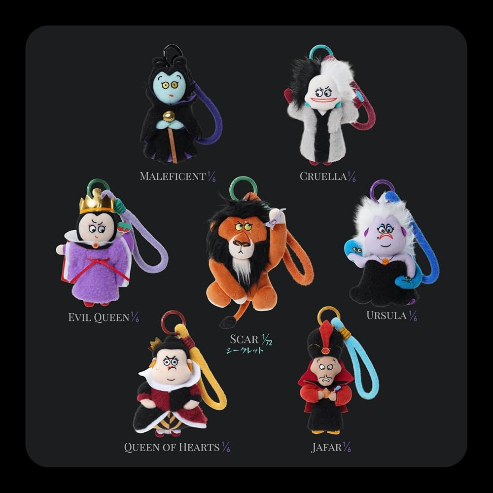 52TOYS Blind Box Disney Villains Plush Toy 15cm